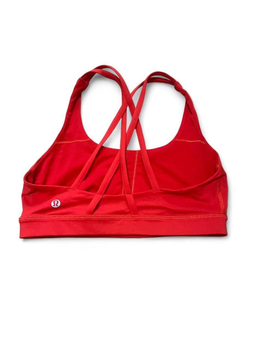 Red Lululemon Energy Bra size 6